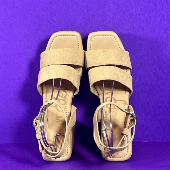 Sam Edelman Women's Sesame Rosalind Platform Block Heel Sandal Shoe Size 10-NEW - Picture 5 of 9